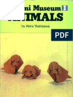 Akira Yoshizawa - Origami Museum Aminals PDF