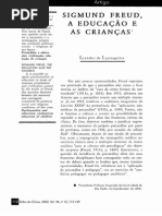 Sigmund Freud, A Educação e as Crianças