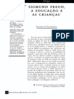 Psicanálise, educação e civilização em Freud