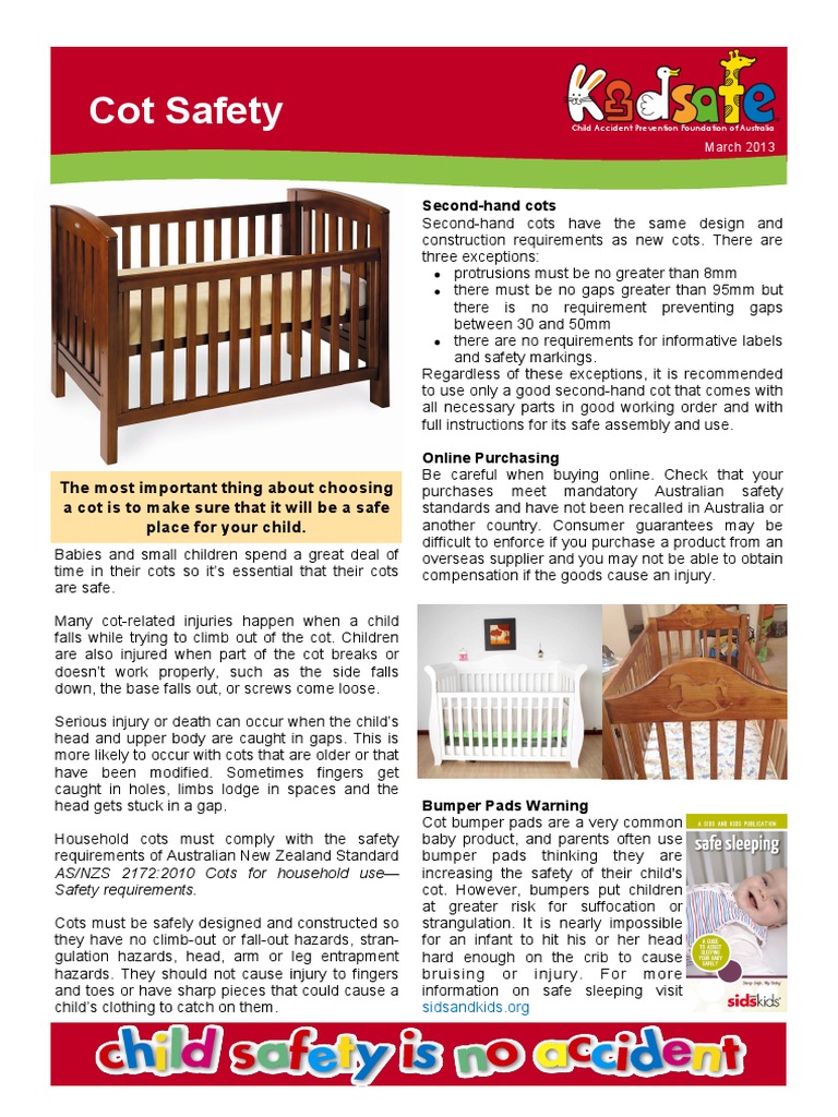 Cot Safety The Most Important Thing About Choosing