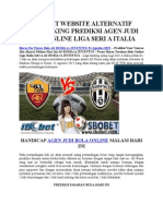 Bursa Pur Puran Bola As Roma Vs Juventus 31 Agustus 2015