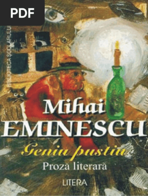 Eminescu Mihai Geniu Pustiu Aprecieri