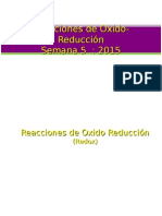 5 Reacciones de Oxido Reduccion 2015