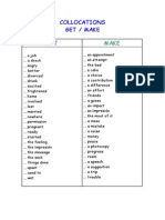 Collocations With GET and MAKE