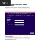 Crear Medios de Instalación Windows 8