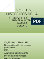 aspectos historicos de la constitucion