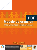MODELO DE ATENCIÓN DE LOS SERVICIOS DE EDUCACIÓN ESPECIAL