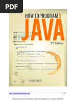 How to Program With Java eBook