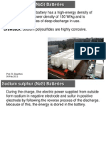 Sodium Sulphur (Nas) Batteries