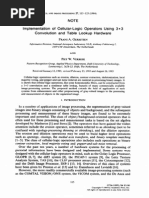 1984 Implementation of Cellular-Logic Operators Using 3 3 Convolution and Table Lookup Hardware