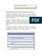 La Tabla de Especificaciones