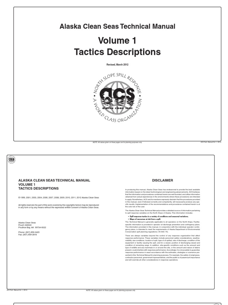 ACS Tech Manual Rev9 Vol1-TACTICS PDF | PDF | Personal Protective ...