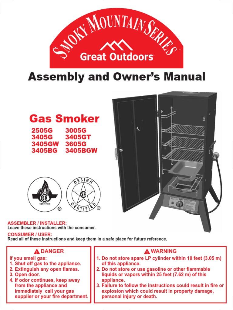 Smoker Manual Smoking (Cooking) Screw