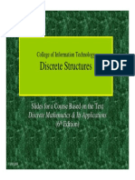 Discrete Structures: Slides For A Course Based On The Text (6 Edition)