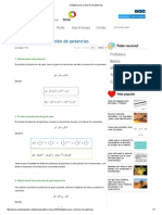 Multiplicación y División de Potencias PDF