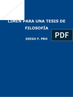 Pro, Diego F.- Limen para una tesis de filosofía. Cuyo. Vol. 3, 1985-1986.pdf