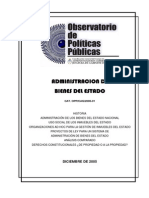 Administracion de Bienes Del Estado, Estado Argentino, 2005