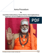 Homa Procedure Guide for Performing Sacred Fire Ritual