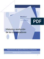 Modulo I - Historia y Evolucion de Las Computadoras