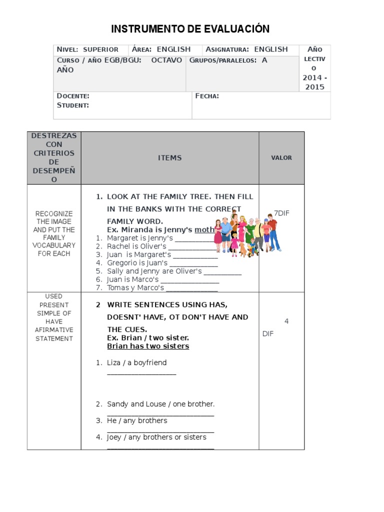 EXAMEN BLOQUE 5 INGLES