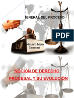 Diapositivas Nocion y Evolución Del Derecho Procesal