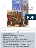 Sociedad y Movimientos Sociales Siglo XIX