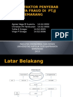 Analisis Faktor Penyebab Terjadinya Fraud Di PT