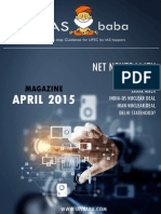 IASbaba UPSC Current Affairs Analysis Magazine April 20151