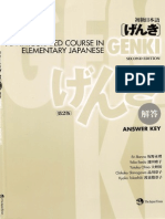Genki - An Integrated Course in Elementary Japanese Answer Key (Second Edition) (2011, E. Banno, Y. Ikeda, Y. Ohno, C. Shinagawa, K. Tokashiki)