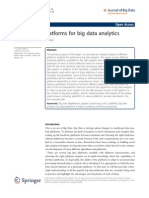 A Survey on Platforms for Big Data Analytics