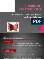 Sindrome Paratiroideo 11 Jun