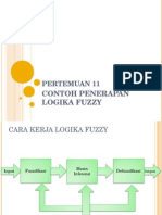 Pertemuan 11 Contoh Logika Fuzzy