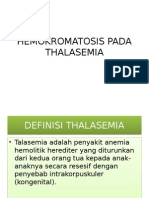 Hemokromatosis Pada Thalasemia