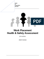 Work Placement Health Safety Checklist For Teachers