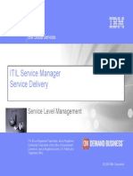 ITIL Service Manager Service Delivery