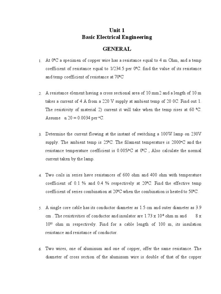 Bee Pdf Electrical Resistance And Conductance Electrical Conductor