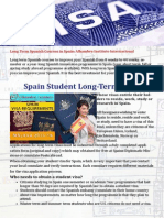 Visa For Spain Requirements For Long Term Stay or Study Spanish in Spain