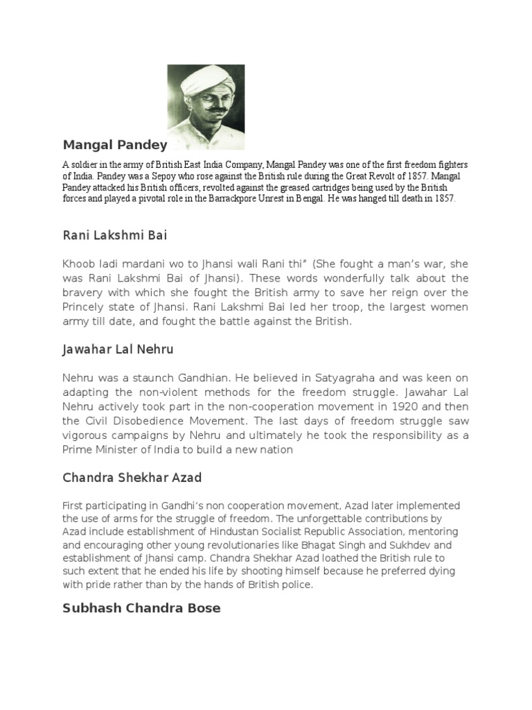Freedom Fighters of India | PDF | Jawaharlal Nehru | Mahatma Gandhi