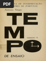 SÉRGIO, Antonio - Tentativa de Interpretação Da História de Portugal