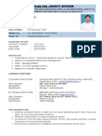 Safety Officer Resume