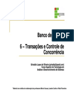 (6 - Transações e Controle de Concorrência)