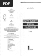 Osnovne Statisticke Metode Za Nematematicare Petz | PDF