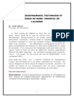 Contexte Geodynamique ,Tectonique Et Sismologique Du Nord Oriental de l’Algerie