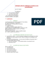 Chapitre 3 Les Techniques Physiquo Chimique Danalyse Et de Caractrisation