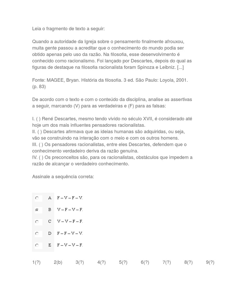 Leia A Seguir Um Fragmento Do Discurso