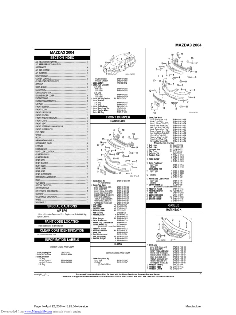 Mazda online catalog