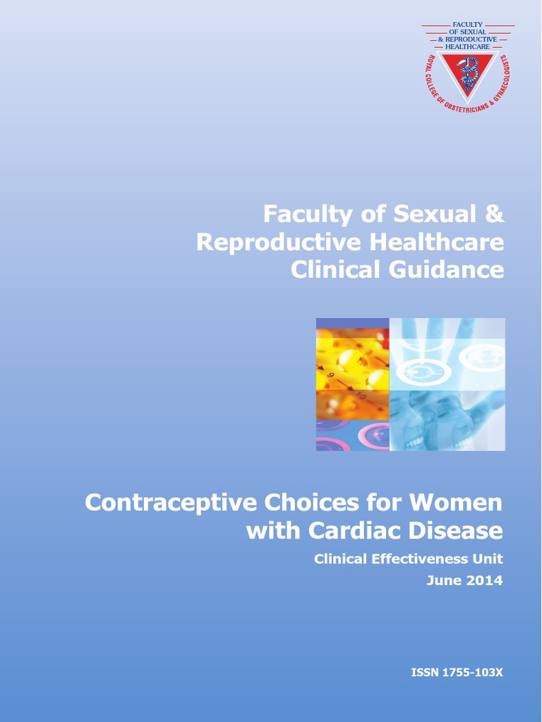 Contraceptive Choices Women Cardiac Disease 2014 RCOG, UK PDF Birth