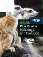 A Guide To Peer Review in Ecology and Evolution