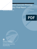 06-Portland-Cement Concrete Rheology and Workability - Final Report