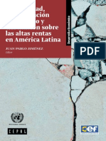 Desigualdad, Concentración Del Ingreso y Tributación Sobre Las Altas Rentas en América Latina